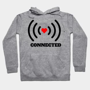 couples connected Hoodie